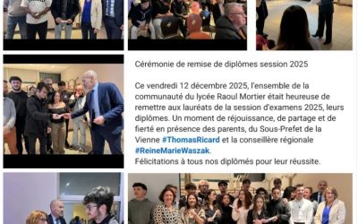 Cérémonie de diplômes