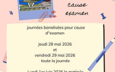 Journées banalisées